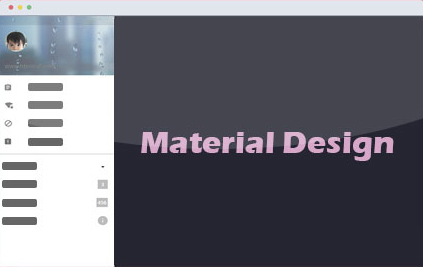 Material Design風(fēng)格側(cè)邊欄UI設(shè)計(jì)