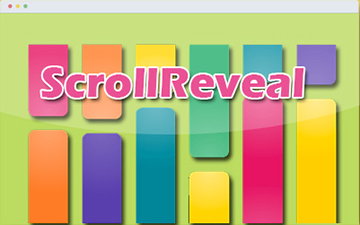 ScrollReveal-元素隨頁面滾動產生動畫的js插件
