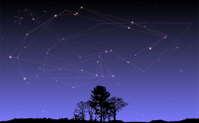 Canvas鼠標(biāo)經(jīng)過星星連成線特效