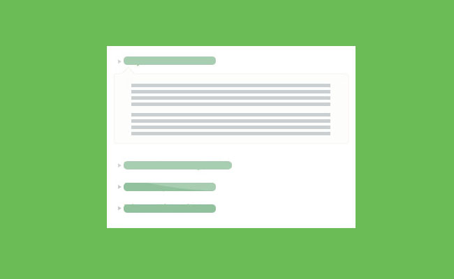 jQuery FAQs問答垂直手風(fēng)琴切換