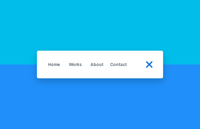 CSS3彈性展開動畫導航菜單