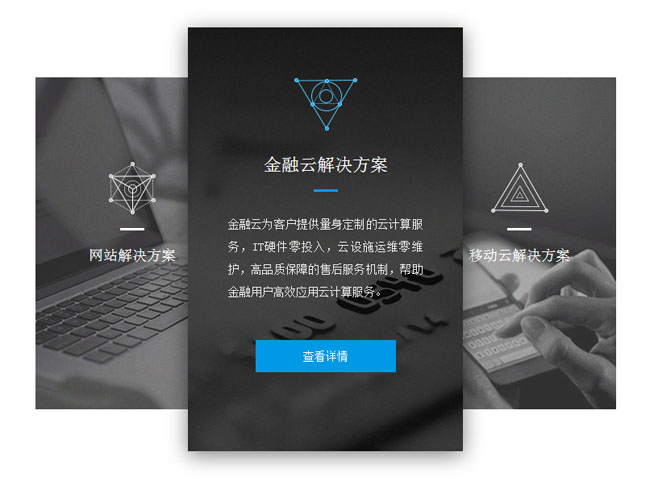jQuery懸停放大突出內容