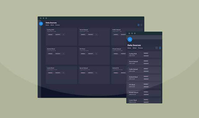 CSS3列表布局切換