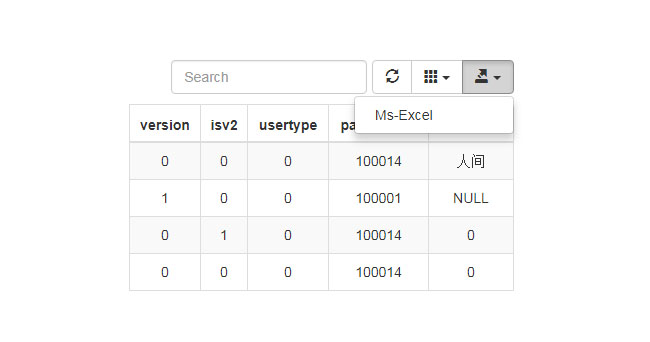 基于Bootstrap表格導出Excel