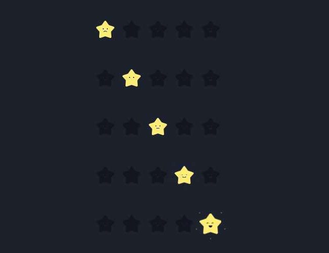 HTML5 SVG星級打分