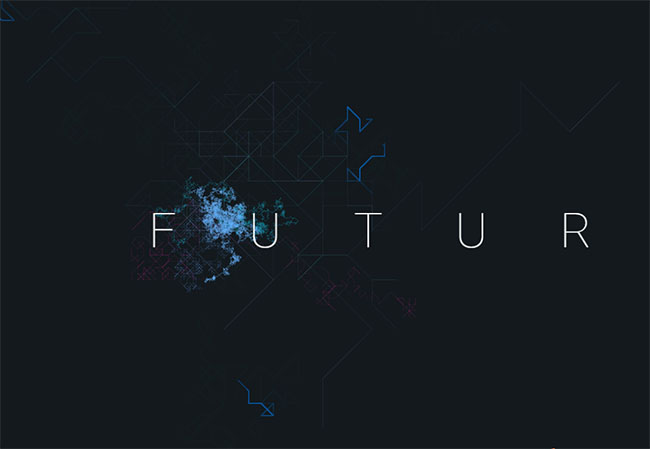 HTML5數字科技背景動畫特效