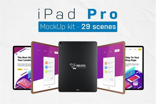 iPad樣機(jī)模型（PSD以及PNG文件）