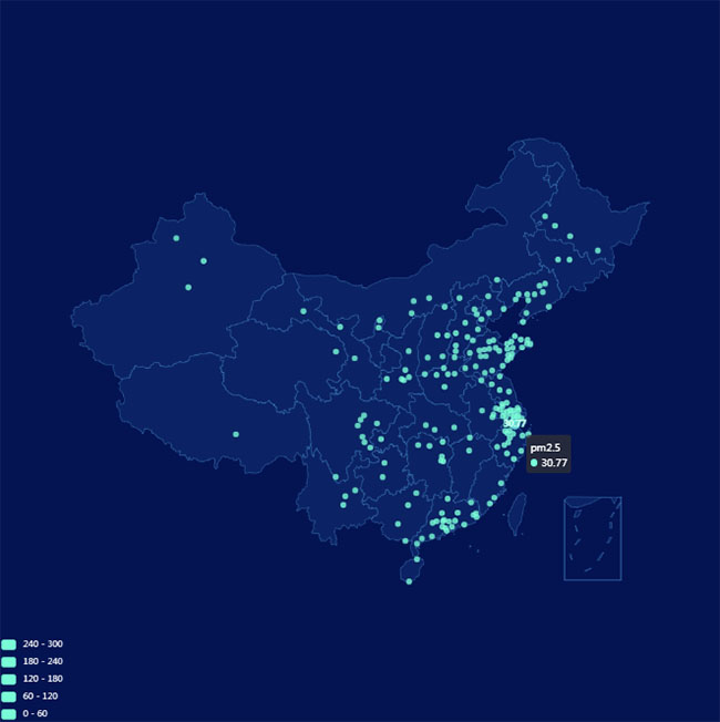 酷炫的Echarts地圖數(shù)據(jù)特效